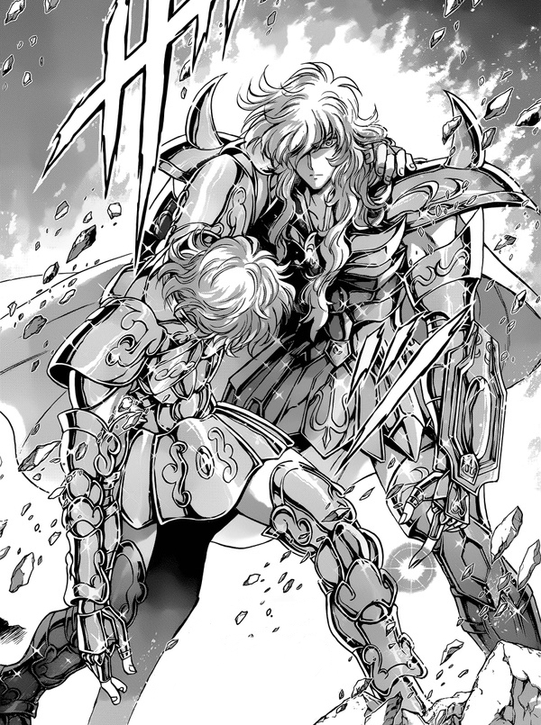 狮子座艾欧里亚漫画图集:米罗救艾欧里亚